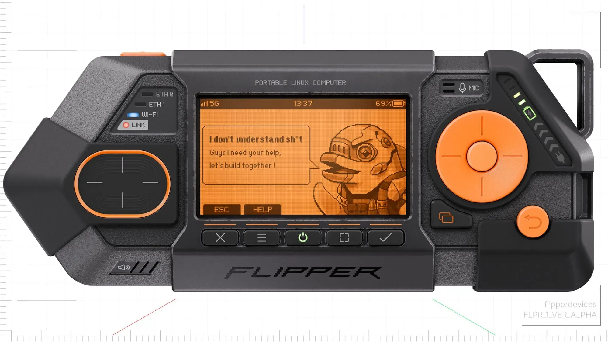 Flipper One : le successeur du Flipper Zero devient un véritable cyberdeck Linux portable